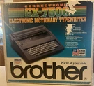 Brother GX-7500 Portable Electronic Word Processing Typewriter Tested Works. Fixed Price $41.99.