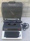 Vintage Olympia Sep Electric Typewriter With Case Cover And Manual Olympiette. Fixed Price $154.00.