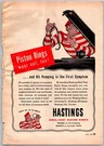 1948 Hastings Steel-vent Piston Rings Stevens Gun Vintage Print Ad. Fixed Price $9.50.