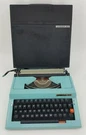 Rare Vintage Omega 40 Manual Typewriter Blue Bulgaria W/case Spanish Alpha. Fixed Price $249.99.