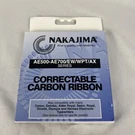 Nakajima AE500-AE700 Wpt Ax Typewriter Correctable Carbon Ribbon (68A). Fixed Price $13.49.
