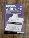Monroe 2020 Plus Ii Desktop Printing Calculator 12-DIGIT New. Fixed Price $123.49.