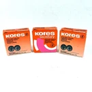 2 Kores Secretary GR-51 + U Nylon Typewriter Ribbons 13MM X 6M Red/black. Fixed Price $10.95.