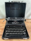 Vintage 1939 Royal Aristocrat Portable Typewriter B829491 W/carrying Case. Fixed Price $100.00.