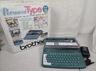 Brother Personal Portable Typewriter PY-75 Teal Blue Clean Tested. Fixed Price $159.99.
