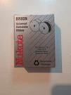 Nu-kote Nukote BR80N Cartridge Universal Calculator Ribbon Black/red Sealed New. Fixed Price $7.99.
