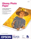 Epson Glossy Photo Paper Inkjet Printer 8 1/2" X 11" 15 Sheets. Fixed Price $6.99.