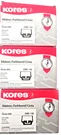 (3) Kores Carbofilm Typewriter Ribbon KOR192B Black Ibm Wheelwriter Nib Sealed. Fixed Price $27.48.