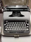 Vintage 1958 Silver Royal Speed King Portable Typewriter With The Case - Works. Fixed Price $250.00.