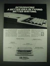 1987 Smith Corona Xd 8500 Typewriter Ad - Better Writing. Fixed Price $17.99.