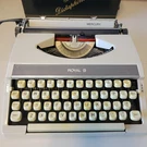 Royal Mercury Portable Manual Typewriter With Original Top-cover Case Vintage. Fixed Price $90.00.