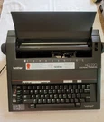 Brother HQ-220 Electric Word Spell Portable Plastic Typewriter Works. Fixed Price $80.00.