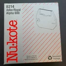 Nukote Model B214 Adler Royal Alpha 600 Black Correctable Film 7.8MM X 173.7M. Fixed Price $7.57.