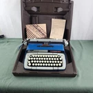 Smith Corona Classic 12 Royal Blue Manual Vintage Typewriter & Case Rare Color. Fixed Price $350.00.