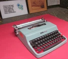 Olivetti Lettera 32 Small Portable Typewriter W/ Instructions, Works Perfectly. Fixed Price $144.00.