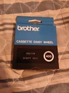 Brother Cassette Daisy Wheel English Script 1012 405. Fixed Price $39.99.