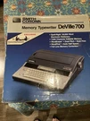 Smith Corona Deville 700 Memory Typewriter - New/never Used Works Perfectly. Fixed Price $76.50.