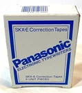 Vintage New 4 Piece Panasonic Skx-e Correction Tapes Partial Box Unused. Fixed Price $13.49.