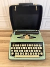 Vintage Sears 268.52590 Manual Typewriter Portable Metal Green Case 1960S Japan. Fixed Price $99.99.