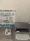 Brother SX-4000 Electronic Daisy Wheel Typewriter Complete Manual & Cover. Fixed Price $129.99.