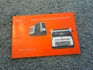 Ibm Executive Typewriter Operating Instructions Model. Fixed Price $9.99.