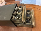 18 Piece Lot Ibm Composer Typewriter Font Balls With Storage Box. Fixed Price $125.00.