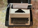 Vintage The Vermont Country Store Typewriter With Carrying Case Tested. Fixed Price $60.00.