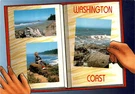 Washington, Coast Golden Shield, CT-3161, Barcelona, Kyle W. Smith, Postcard. Fixed Price $9.98.