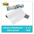 3M Post-it Dry Erase Surface With Adhesive Backing 36" X 24" White. Fixed Price $45.24.