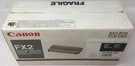Canon 1556A003 FX-2 Genuine Black Toner L500/L550/L600 (4,000 Pg). Fixed Price $33.84.