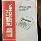 Smith Corona Owner's Manual, 1991 For XD4800, SD670, 440DLD, DX4500, MARK300. Fixed Price $45.00.