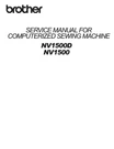 Brother NV1500D Sewing Machine Service Manual. Fixed Price $17.99.