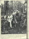 1968 Press Photo Mrs. Lyndon Johnson Hikes Jedediah Smith Redwoods State Park. Fixed Price $24.99.