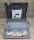 Vtg Smith Corona SC-125 Typewriter With Spell Right Dictionary W/ Case *read*. Fixed Price $49.95.
