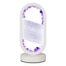 Gc Quill Natural Amethyst And Selenite Crystal Healing Night Table Lamp White. Fixed Price $38.76.