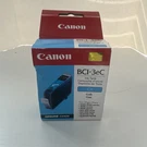 Canon BCI-3EC Cyan Ink Tank / Cartridge Genuine Cannon Nib Box Wear Expired. Fixed Price $9.00.