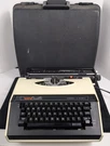 Vintage Brother Cassette Correct-o-riter Electric Portable Typewriter W/ Case. Fixed Price $44.00.