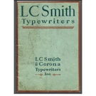 Smith And Corona 1928 Typewriter Owner Manual 17 Pages Comb Bound Reprint. Fixed Price $12.95.