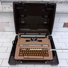 Smith-corona Super Sterling Electric Typewriter With Case 1960S Tested & Works. Fixed Price $124.81.