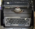 Vintage Black Sears Corrector Electric Typewriter The. Fixed Price $39.99.