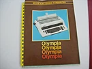 Olympia ES105 Typewriter Instruction Manual. Fixed Price $14.95.