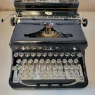 Nice Vintage 1930S Royal "o" Model Portable Manual Typewriter W/glass Keys. Fixed Price $175.00.