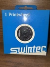 Swintec Typewriter Print Wheel Mini Gothic 15 Sws Pw 1224. Fixed Price $15.00.