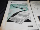 Canon Starwriter 25 User Guide Manual W/ Fancy Headlines Disc.. Fixed Price $20.00.