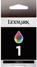 New Genuine Lexmark 1 Ink Box Cartridge Series X2470 X3470 Z730. Fixed Price $6.99.