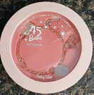 45TH Anniversary Barbie Sterling Silver Bracelet Hallmark 7.5 Charms. Fixed Price $49.99.