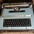 Vtg Smith-corona Super Sterling, Model 3LRJ Electric Typewriter Hard Case. Fixed Price $45.00.