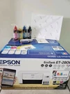 New Epson Printer With 4X100ML Sublimation Ink & 110 Paper 2800 2803 White. Fixed Price $249.99.