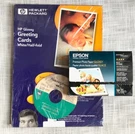 Epson Premium Photo Paper Glossy 4 X 6 + Hp Greeting Cards Lot Of 2 Diy. Fixed Price $11.00.