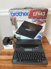Brother EP43 Portable Lcd Display Electronic Typewriter W/ Adapter Parts Repair. Fixed Price $25.00.